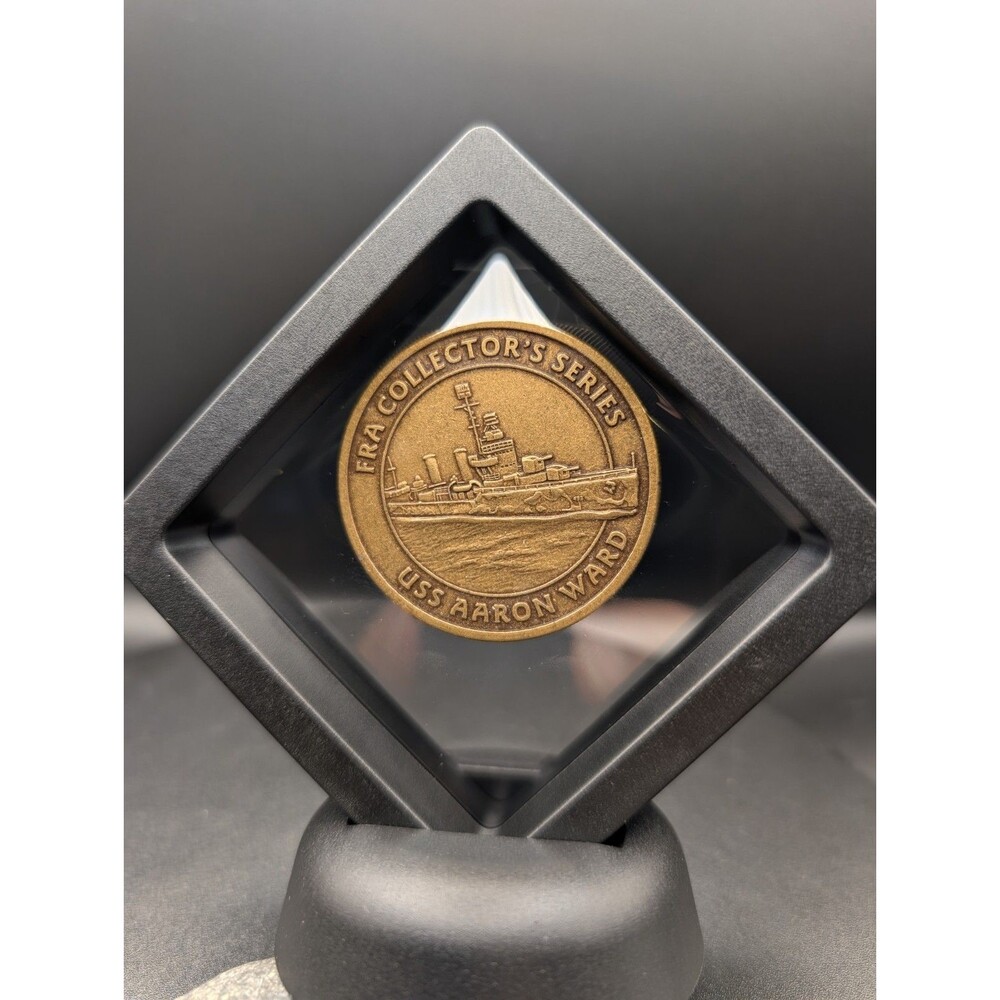 USS Aaron Ward Navy Coin • FRA Token • Military Commemorative Collectible